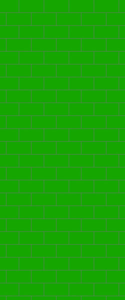 Green Subway Tile Acrylic Shower Wall Panel 2440mm x 1220mm - CladdTech