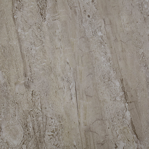Beige Natural Sandstone Bathroom Wall Panels PVC 10mm Thick Cladding 2.4m x 1m