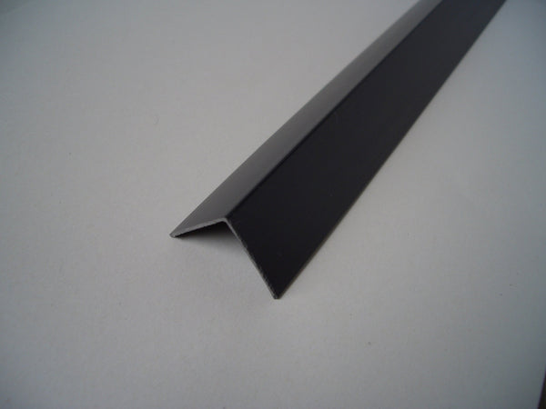 Black Rigid Angle Corner Trim 25 x 25mm For 10mm Bathroom Panels - Claddtech