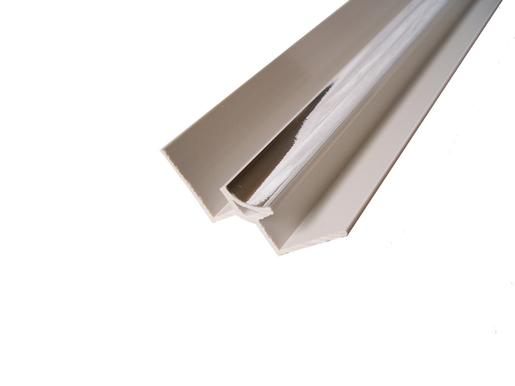 Internal Corner Trim, Chrome Finish for 10mm Shower Panels 2.4m Long Claddtech Trade