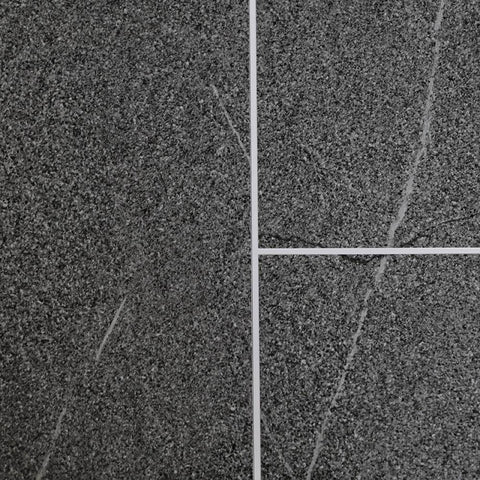 Grey Granite Tile Groove Bathroom Wall Panels 8mm Shower Cladding - Claddtech