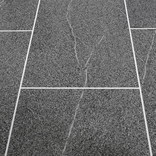Grey Granite Tile Groove Bathroom Wall Panels 8mm Shower Cladding - Claddtech