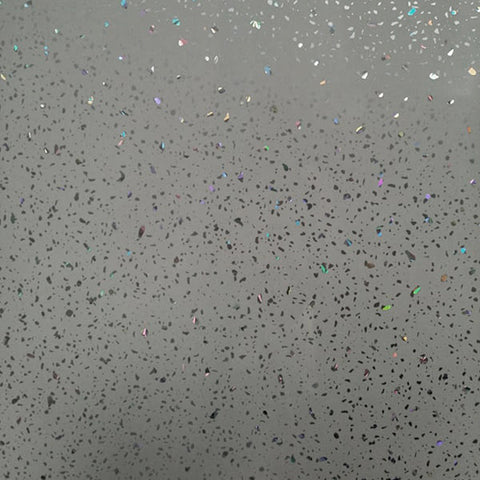 Grey Sparkle Large 10mm Thick Bathroom Shower Panel 2.4m x 1m - Claddtech