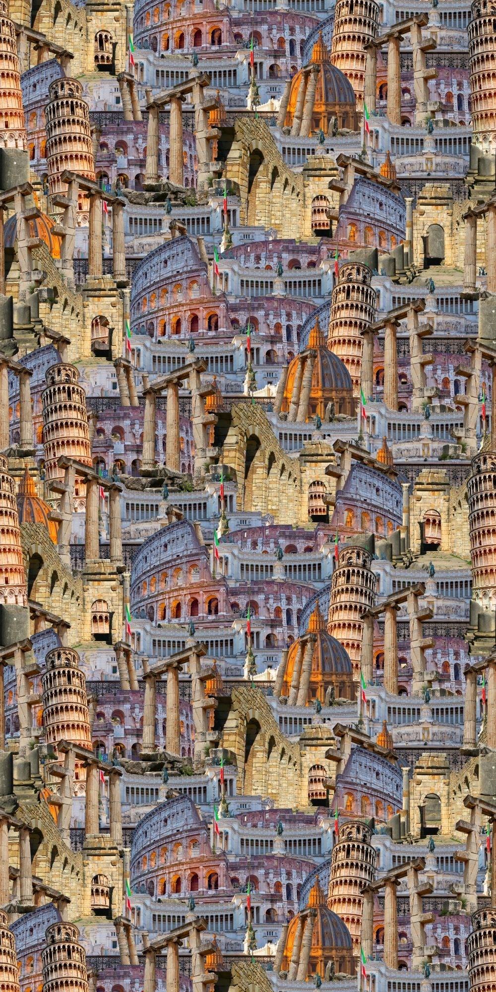 Historic Italy Acrylic Wall Panels Home Decor 2440mmm x 1220mm - CladdTech