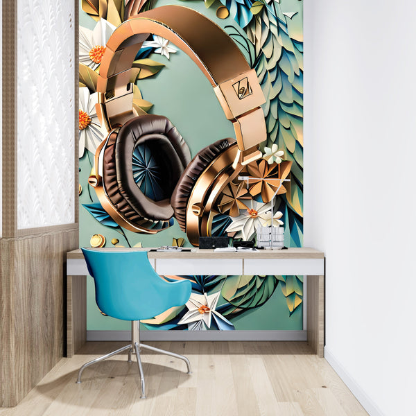 Luxury Headphones Acrylic Wall Panels Home Decor Wall Panels 2440mmm x 1220mm - CladdTech
