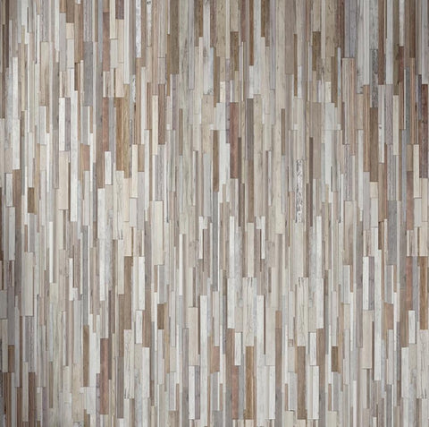 Marino Natural Wood Bathroom Wall Panels PVC 8mm Thick Cladding 2.6m x 0.25m (Pack of 4) - Claddtech