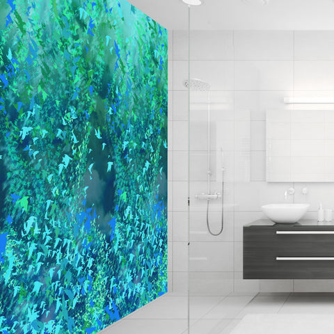 Bird Murmuration Acrylic Shower Wall Panels Home Decor Wall Panels 2440mmm x 1220mm - CladdTech