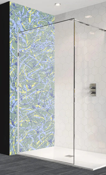 Splash Art Acrylic Shower Wall Panel Home Decor 2440mmm x 1220mm - CladdTech