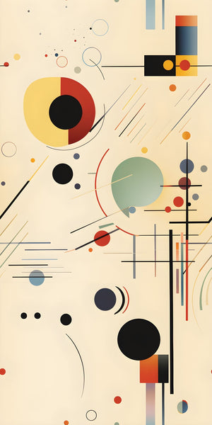 Abstract Shapes Acrylic Wall Panels Home Decor Wall Panels 2440mmm x 1220mm - CladdTech