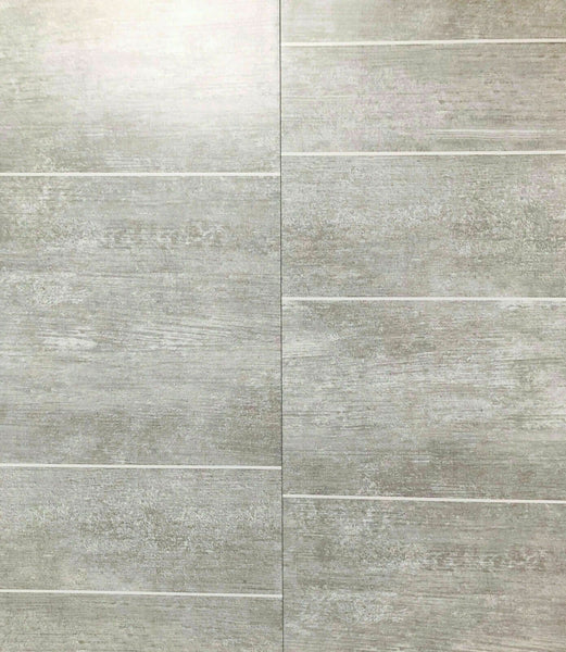 Arian Light Grey Stone Tile 8mm Bathroom Wall Panels (Pack of 4) - Claddtech