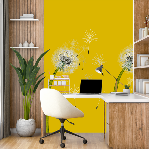 Big Dandelion Acrylic Wall Panels Home Decor Wall Panels 2440mmm x 1220mm - CladdTech