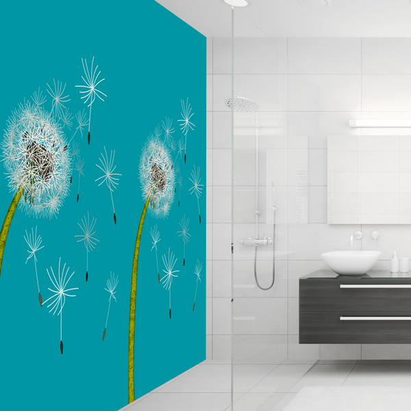 Big Dandelion Acrylic Wall Panels Home Decor Wall Panels 2440mmm x 1220mm - CladdTech