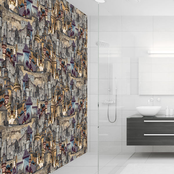 Castles Acrylic Wall Panels Home Decor 2440mmm x 1220mm - CladdTech