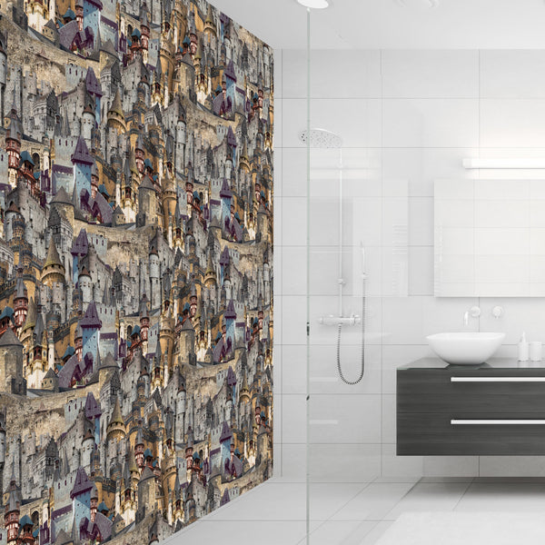 Castles Acrylic Wall Panels Home Decor 2440mmm x 1220mm - CladdTech