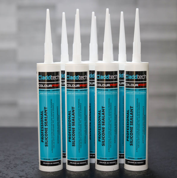 Clear Silicone Sealant Combined Adhesive for Cladding Panel Installations - Claddtech