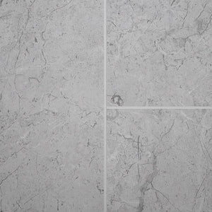 White Alabaster Marble Tile Groove Bathroom Wall Panels 8mm Shower Cladding - Claddtech