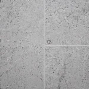 White Alabaster Marble Tile Groove Bathroom Wall Panels 8mm Shower Cladding - Claddtech