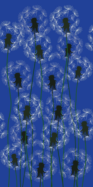 Dandelion Fields Acrylic Wall Panels Home Decor Wall Panels 2440mmm x 1220mm - CladdTech