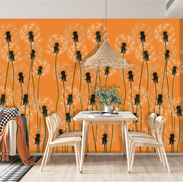 Dandelion Fields Acrylic Wall Panels Home Decor Wall Panels 2440mmm x 1220mm - CladdTech