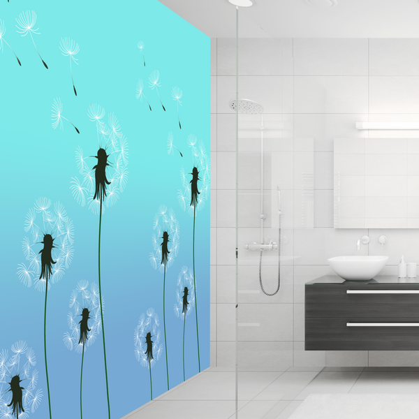 Sunset Dandelion Acrylic Wall Panels Home Decor Wall Panels 2440mmm x 1220mm - CladdTech