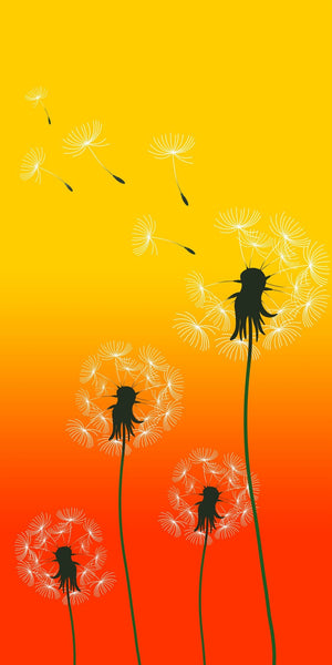 Sunset Dandelion Acrylic Wall Panels Home Decor Wall Panels 2440mmm x 1220mm - CladdTech