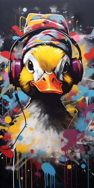 Funky Ducks Acrylic Wall Panels Home Decor Wall Panels 2440mmm x 1220mm - CladdTech