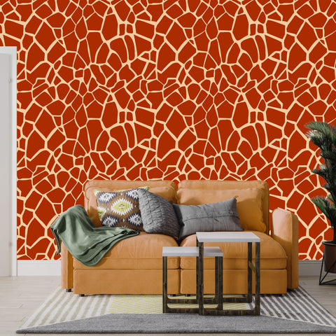 Giraffe Coat Print Acrylic Wall Panels Home Decor Wall Panels 2440mmm x 1220mm - CladdTech