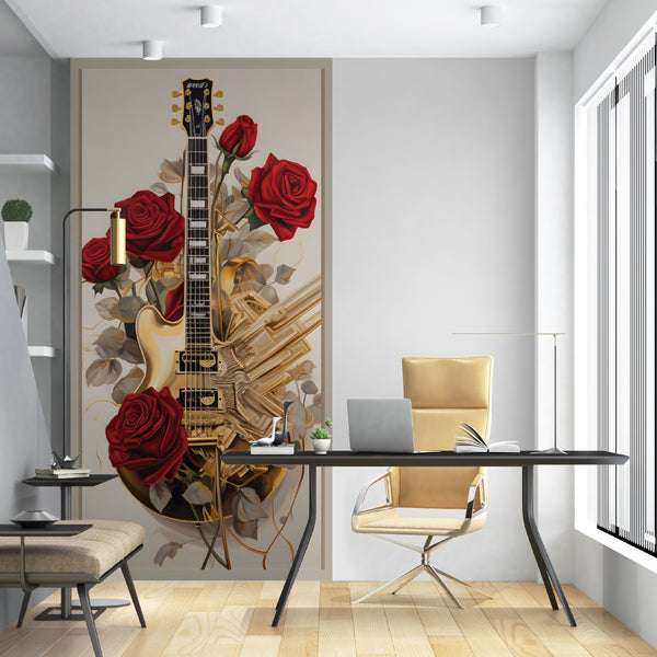 Deluxe Guitar Acrylic Wall Panels Home Decor Wall Panels 2440mmm x 1220mm - CladdTech