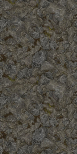 Grassy Rocks Acrylic Wall Panels Home Decor Wall Panels 2440mmm x 1220mm - CladdTech