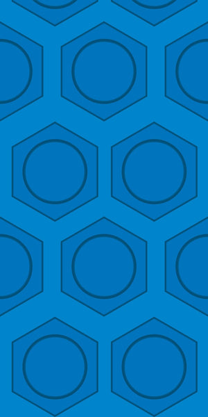 Hexagonal Discs Acrylic Wall Panels Home Decor Wall Panels 2440mmm x 1220mm - CladdTech