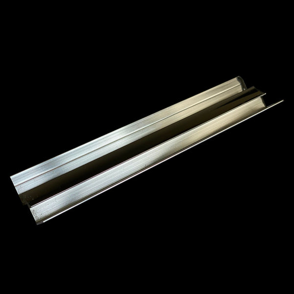 Aluminium Internal Corner Trim, Chrome Finish for 5mm Cladding Wall Panels 2.6m Long - CladdTech