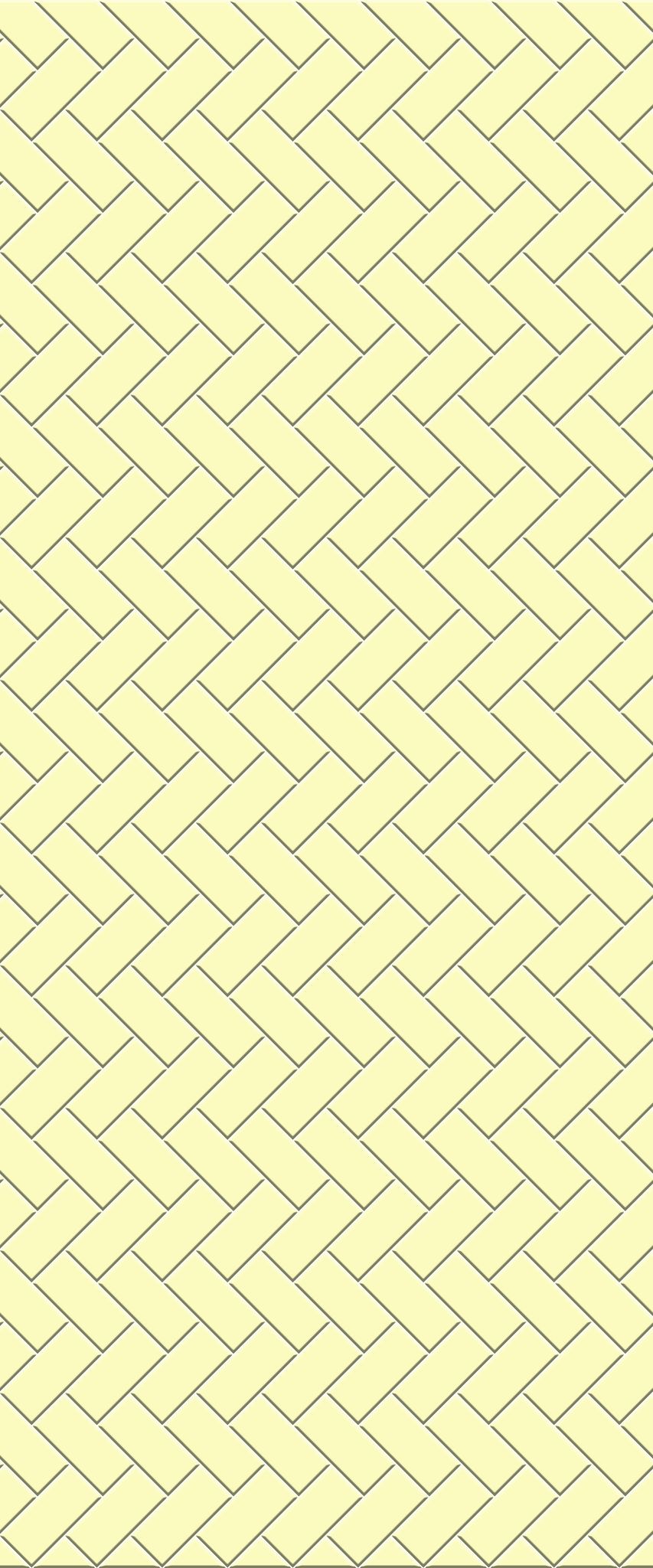 Yellow Diagonal Herringbone Tile Acrylic Shower Wall Panel 2440mm x 1220mm (3mm Thick) - CladdTech