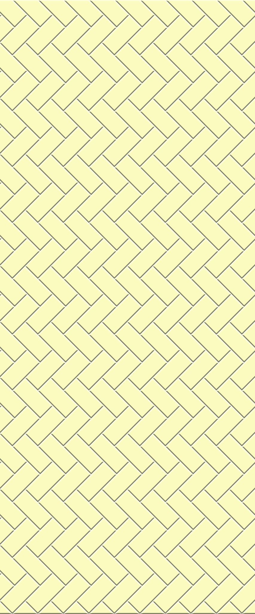 Yellow Diagonal Herringbone Tile Acrylic Shower Wall Panel 2440mm x 1220mm (3mm Thick) - CladdTech
