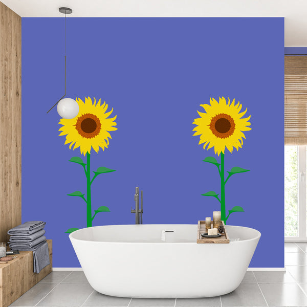 lone Sunflower Acrylic Wall Panels Home Decor Wall Panels 2440mmm x 1220mm - CladdTech