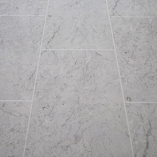 White Alabaster Marble Tile Groove Bathroom Wall Panels 8mm Shower Cladding - Claddtech