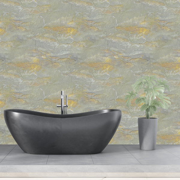 Mossy Cliff Face Acrylic Wall Panels Home Decor Wall Panels 2440mmm x 1220mm - CladdTech