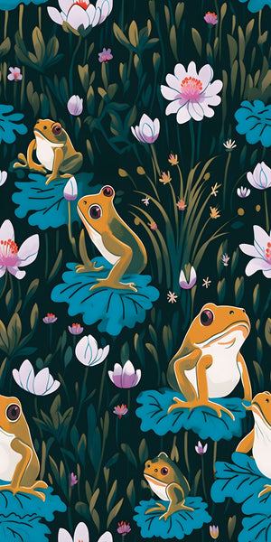 Frogs Acrylic Wall Panels Home Decor Wall Panels 2440mmm x 1220mm - CladdTech