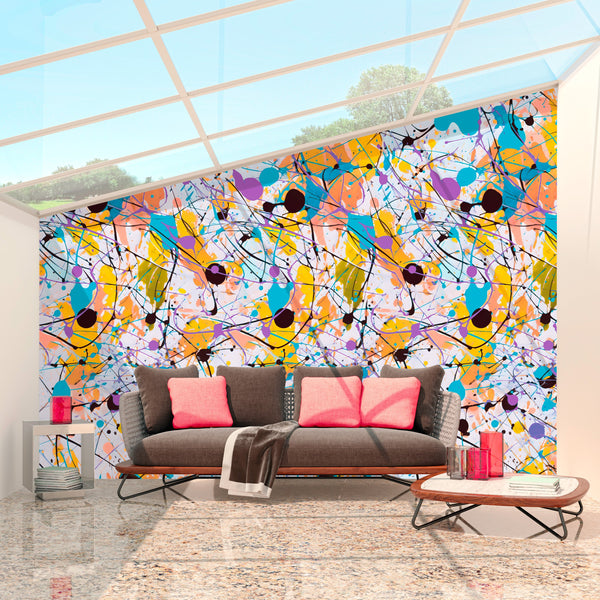 Paint Flicks Acrylic Wall Panels Home Decor Wall Panels 2440mmm x 1220mm - CladdTech