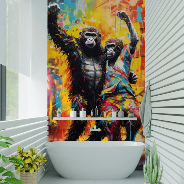 Party Monkeys Acrylic Wall Panels Home Decor Wall Panels 2440mmm x 1220mm - CladdTech