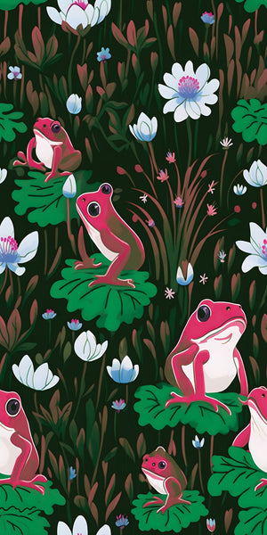 Frogs Acrylic Wall Panels Home Decor Wall Panels 2440mmm x 1220mm - CladdTech