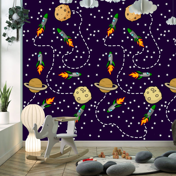 Spaceships Acrylic Wall Panels Home Decor Wall Panels 2440mmm x 1220mm - CladdTech