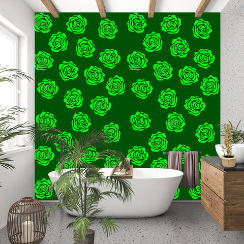 Roses Acrylic Wall Panels Home Decor Wall Panels 2440mmm x 1220mm - CladdTech