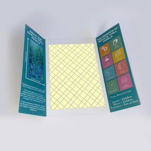 Sample of Yellow Basket Weave Tile Acrylic Shower Panel 2440mm x 1220mm - CladdTech