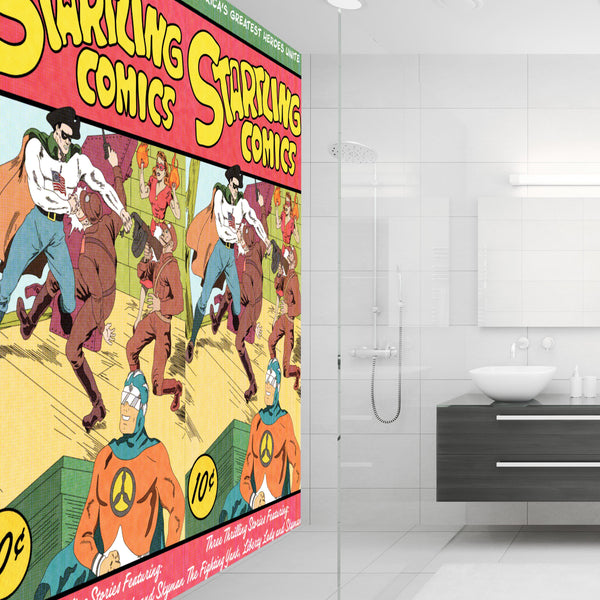 Startling Comics Acrylic Wall Panels Home Decor Wall Panels 2440mmm x 1220mm - CladdTech