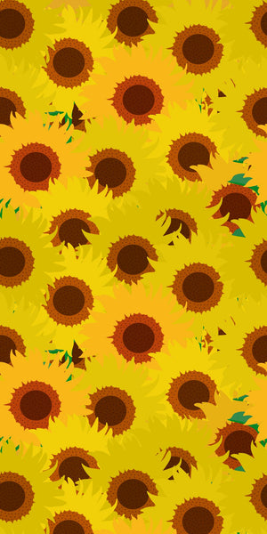 Sunflower Fields Acrylic Wall Panels Home Decor Wall Panels 2440mmm x 1220mm - CladdTech