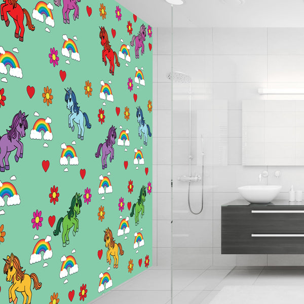 Unicorn Acrylic Wall Panels Home Decor Wall Panels 2440mmm x 1220mm - CladdTech