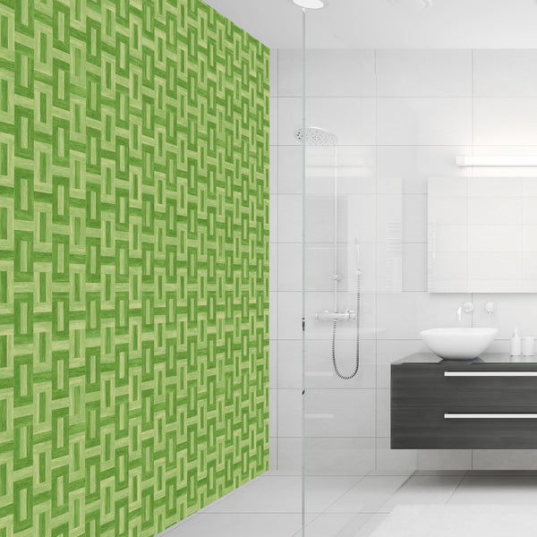 Interlinked Wood Acrylic Wall Panels Home Decor Wall Panels 2440mmm x 1220mm - CladdTech