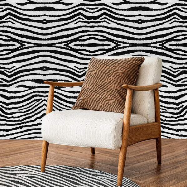 Artistic Zebra Print Acrylic Shower Wall Panels Home Decor Wall Panels 2440mmm x 1220mm - CladdTech